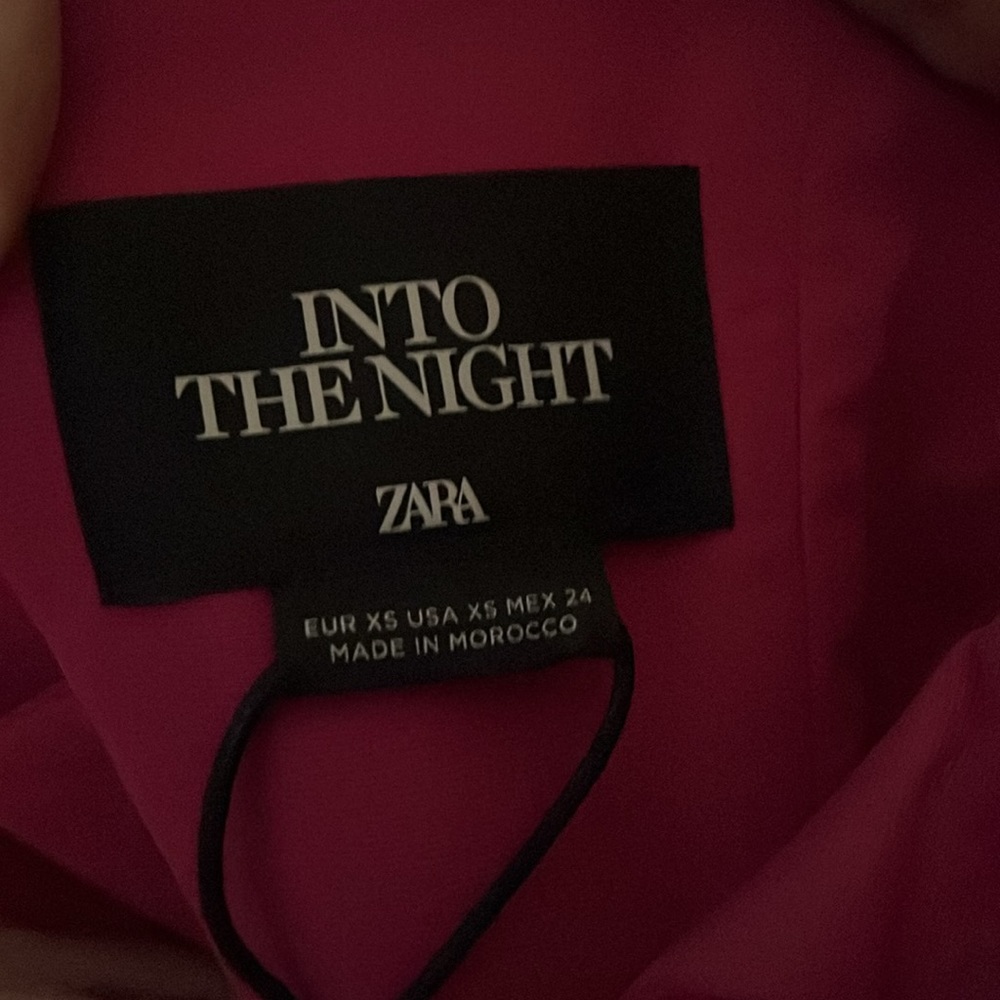 NWT $129 Zara bustier top small fuchsia LIMITED EDITION SIZE XS 7747/660 - Picture 14 of 17